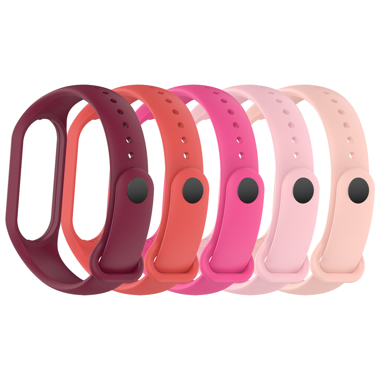 Ремешок комплект ArmorStandart TPU для Xiaomi Mi Band 7/6/5 New Style Pink Punch (ARM75066)