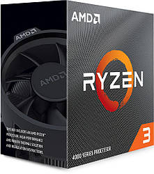 Процесор Процесор AMD sAM4 Ryzen3 4300G 3.8-4.0GHz L2-2M/L3-4M 65W AMD Radeon Graphics (100-100000144BOX) BOX