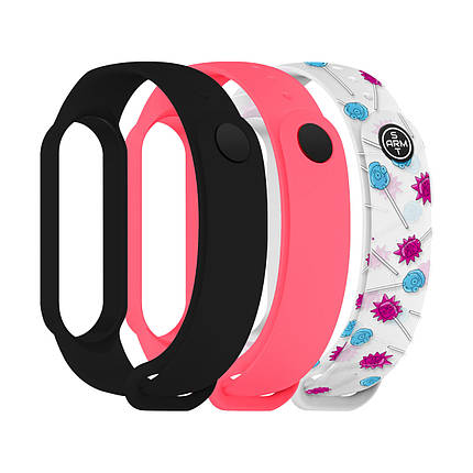Ремешок комплект ArmorStandart TPU для Xiaomi Mi Band 7/6/5 RM Candy (ARM77049), фото 1