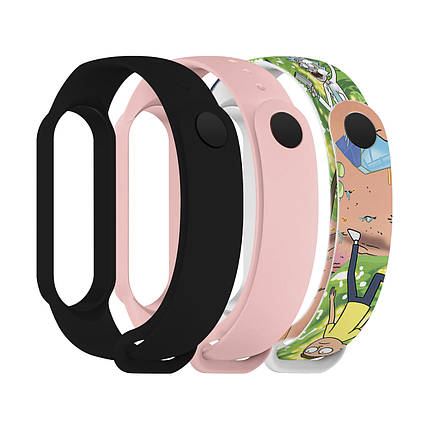 Ремешок комплект ArmorStandart TPU для Xiaomi Mi Band 7/6/5 RM Cartoon (ARM77053), фото 1