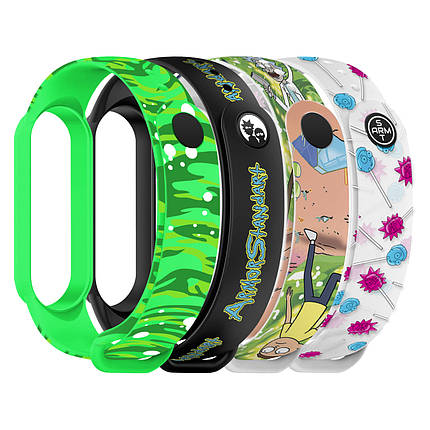 Ремешок комплект ArmorStandart TPU для Xiaomi Mi Band 7/6/5 RM New 4шт (ARM77067), фото 1