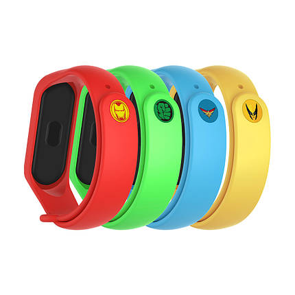 Ремешок комплект ArmorStandart TPU для Xiaomi Mi Band 7/6/5 Superhero Edition (ARM77059), фото 1