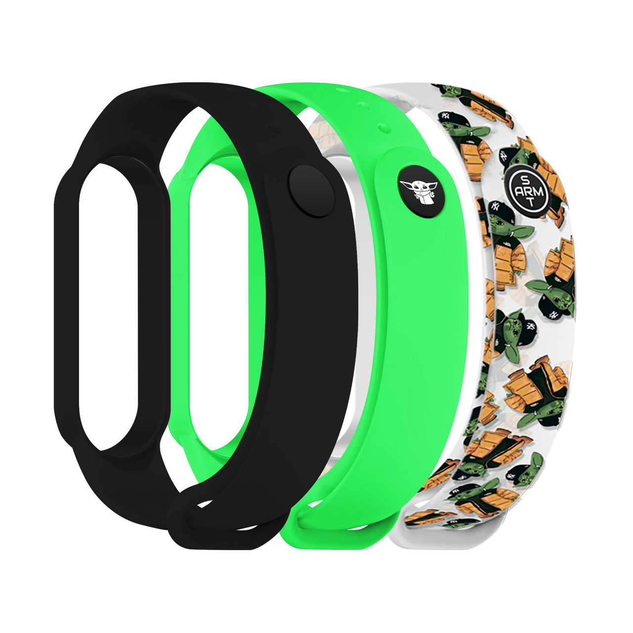 Ремешок комплект ArmorStandart TPU для Xiaomi Mi Band 7/6/5 This-is-the-Way BY (ARM77047)