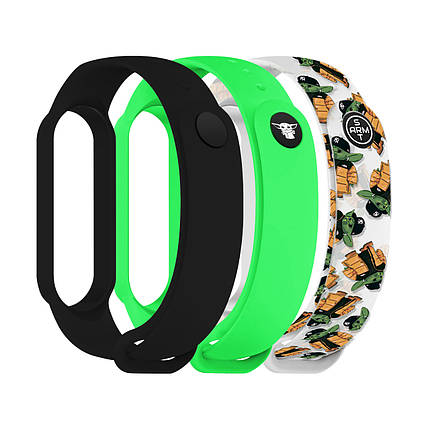 Ремешок комплект ArmorStandart TPU для Xiaomi Mi Band 7/6/5 This-is-the-Way BY (ARM77047), фото 1
