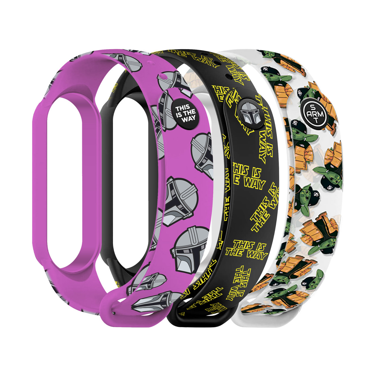 Ремешок комплект ArmorStandart TPU для Xiaomi Mi Band 7/6/5 TW 3шт (ARM77066)