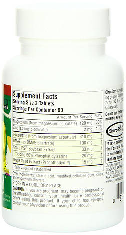 Комплекс для підтримання уваги У дітей Attentive Child Source Naturals 60 таблеток, фото 2