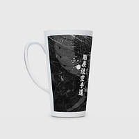Чашка с принтом Латте «Токийский Дракон Иероглифы Dragon Japan»