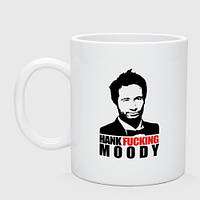 Чашка с принтом керамическая «Hank Moody»