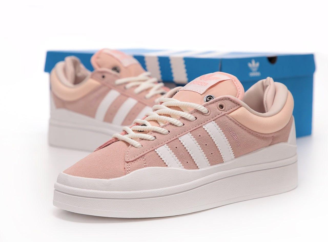 Жіночі рожеві Кросівки Adidas Campus X Bad Bunny