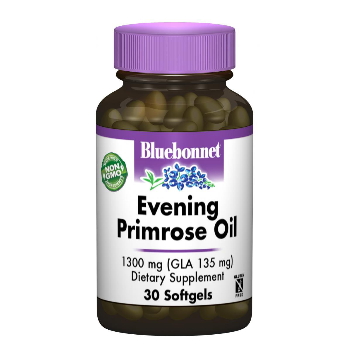 Олія примули вечірньої 1300 мг Bluebonnet Nutrition 30 желатинових капсул