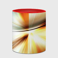 Чашка с принтом «Абстрактные светлые лучи из Тени»
