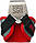 Гаки для тяги на зап'ястя MadMax MFA-330 Lat Hooks Antic silver/Grey/Red, фото 3