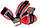 Гаки для тяги на зап'ястя MadMax MFA-330 Lat Hooks Antic silver/Grey/Red, фото 4