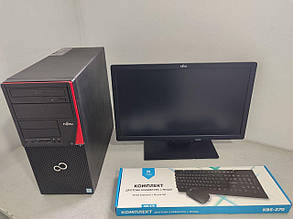 Б/в ПК+Монітор Fujitsu Esprimo P756 E90 MT| i3-6100| 8GB RAM| 128GB SSD+500GB HDD| HD 530+Б-клас 22" 1680x1050 Різні бренди, фото 1