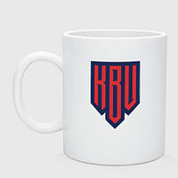 Чашка с принтом керамическая «КБУ лого»