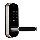 Замок біометричний автономний Trinix TRL-5107BTF Silver Right з Bluetooth, зчитувачем відбитків пальців і карт Mifare (65-00025)