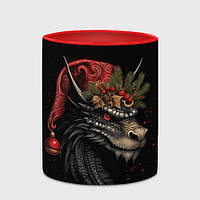 Чашка с принтом «Дракон заколдованного леса»