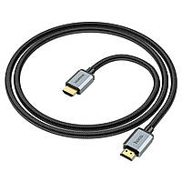 Кабель HDMI HOCO US03 HDTV 2.0 Male to Male 4K HD 2 метра черного цвета