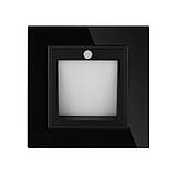 Світильник для сходів підсвітка підлоги з датчиком освітленості Livolo чорний (без рамки), фото 2