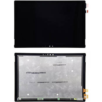 Дисплей до планшету Microsoft Surface Pro 4 (1724) в зборі з сенсором black (оригінал переклей)