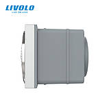 Механізм Bluetooth колонка 10 Вт Livolo сірий (VL-FCF-2IP), фото 2