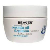 Увлажняющая маска для сухих волос с кокосовым маслом - BEAVER Coconut Oil & Quinoa Mask 250ml