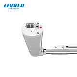 Карниз із регульованою довжиною від 2 до 4 метрів з безшумним Wi-Fi двигуном Livolo (VL-SHJ001/SHQ011), фото 4