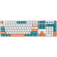 Клавиатура Aula F2088 PRO Plus 9 Orange Keys KRGD Blue USB UA White/Blue 6948391234908 d