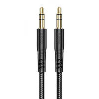 Аудiокабель HOCO UPA24 Smooth AUX audio cable Black