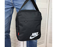 Барстека Nike, Мужская сумка через плечо, Текстильная барсетка на три отделения, Брендовая сумка