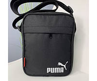 Барстека Puma, Мужская сумка через плечо Текстильная барсетка на три отделения, Брендовая сумка