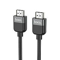 Кабель HOCO US09 Cutting-edge HDTV 2.0 male-to-male 4K HD data cable(L=1M) Black