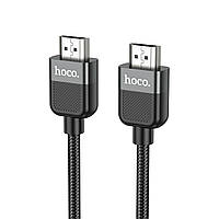 Видео-кабель HOCO US09 Cutting-edge HDTV 2.0 male-to-male 4K HD data cable(L=1M) Black