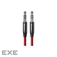 Кабель BASEUS Yiven mini-jack 3.5 мм 1.5м Red/Black (CAM30-C91)