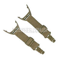 Система Revision Desert Locust Goggle Swivel Clip Kit для кріплення захисної маски на шолом(Tan)(1748332805755)