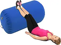 CNCEST Air Roll Надувной гимнастический ролик с насосом Yoga Roll для тренировок по гимнастике и фитнесу