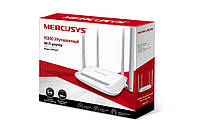 Роутер Mercusys MW325R Wi-Fi 802.11 b/g/n, 300Mb, 4 LAN 10/100Mb, режим точки доступа, быстрая настр