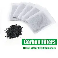 20 упаковок фильтров с активированным углем Дистиллятор воды Фильтры с активированным углем Углеродные сменные