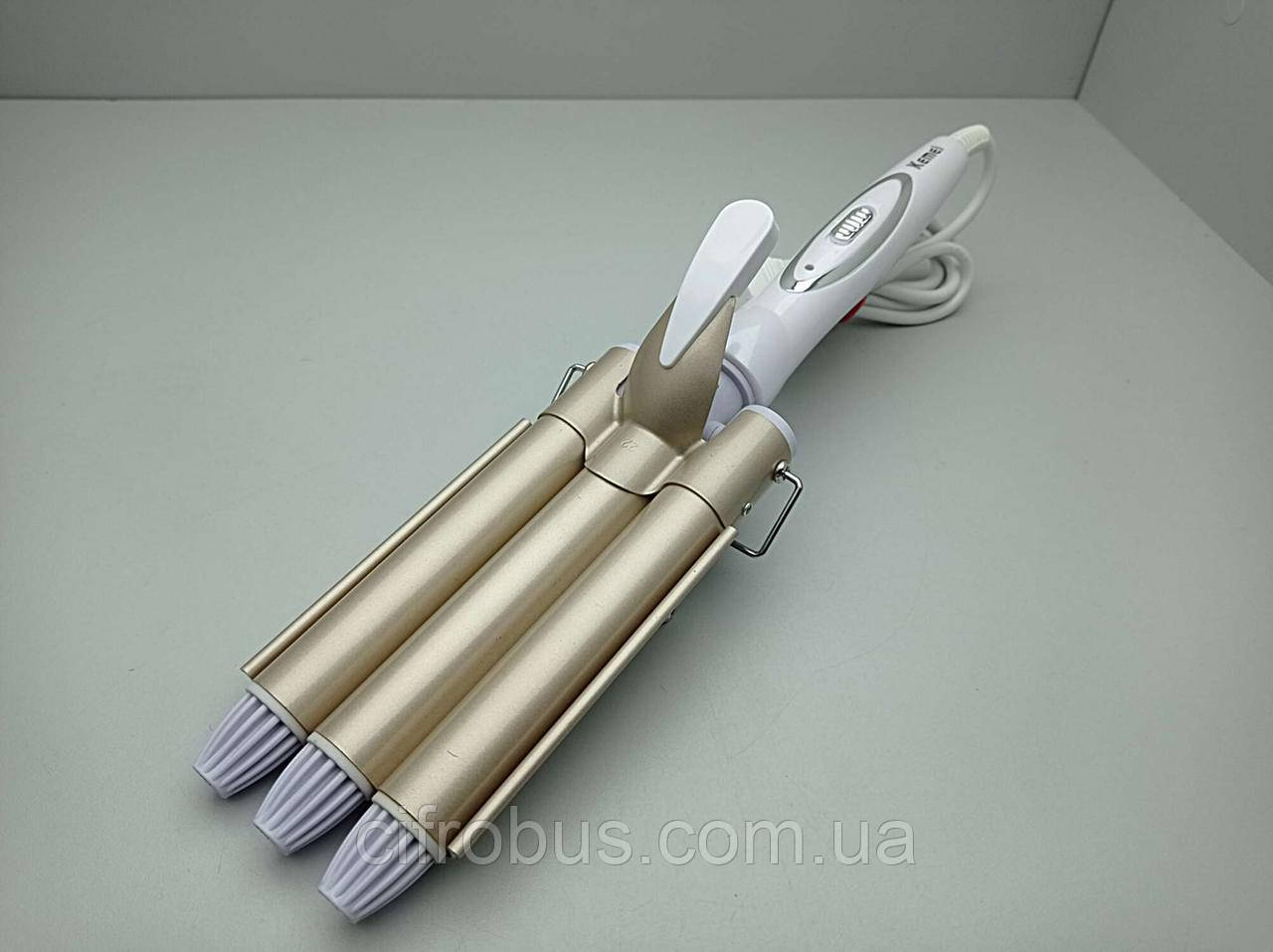 Праска щипці для волосся плоска випрямляч Б/У Kemei KM-1010