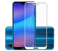 Защитное стекло Full Screen Huawei P20 Lite White