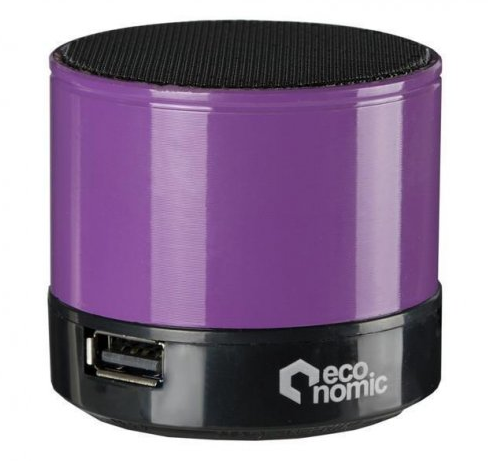 Портативная акустика колонка Economic EC-10 Violet - фото 1 - id-p-7073513115785249139