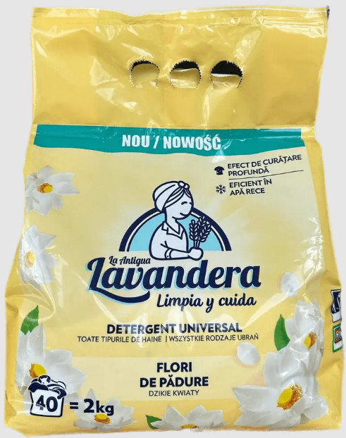 Порошок для прання універсальний Lavandera Flore di Padureі 8435495836780 2 кг артикул 4807770