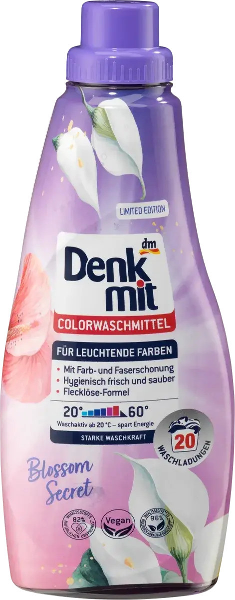 Гель для прання кольорових речей Denkmit Color 4066447502664 1.1 л артикул 4805585
