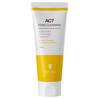 Tisha AC7 Foam Cleansing Мягкая пенка для проблемной и чувствительной кожи лица 100g