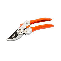 Секатор садовий MASTERTOOL 200 мм, ручки AL+PVC, лезо SK5+тефлон (14-6123) артикул 4709523
