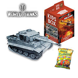 Кідс бокс Світбокс Танки колекція фігурка World of tanks World of tanks жувальний мармелад з натуральним соком