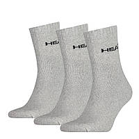 Носки Head Short Crew Unisex 3-pack 35-38 Grey 771026001-400