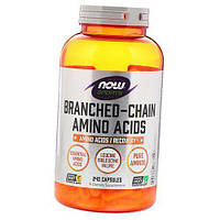 Аминокислоты BCAA для восстановления NOW Sports Branched Chain Amino 240 капс (28128002)