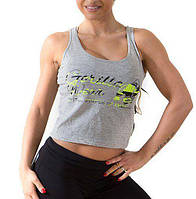 Топ Gorilla Wear Oakland Crop Tank XS/S Серо-салатовый (06369182)