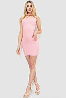 Платье однотонное -уценка, цвет розовый, 186R019-U-2